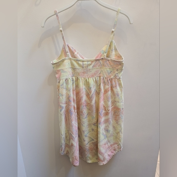 ARITZIA - TNA 100% Cotton Mini Dress - Abstract Pastel Print -  Size L - Picture 8 of 9